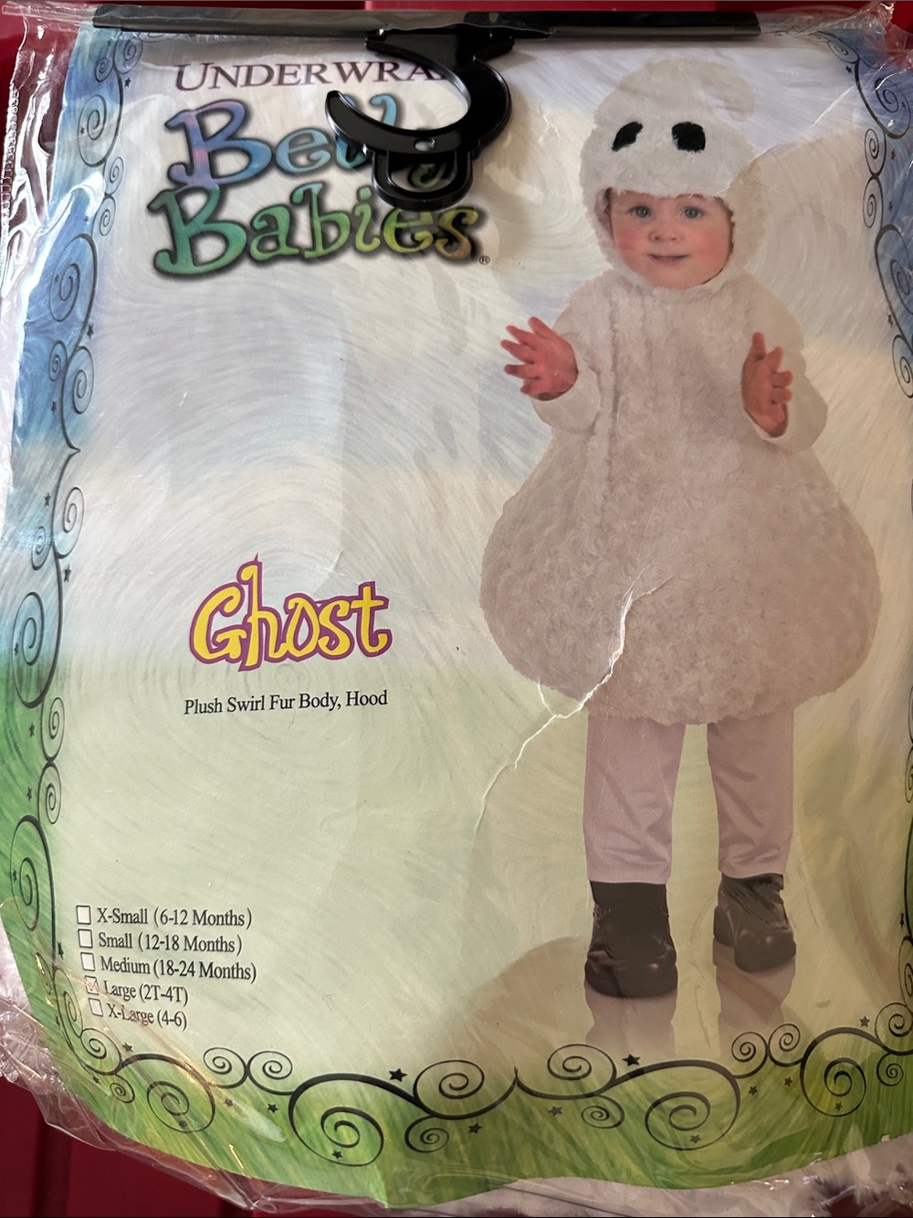 Ost Plush Ghost Costume - White
